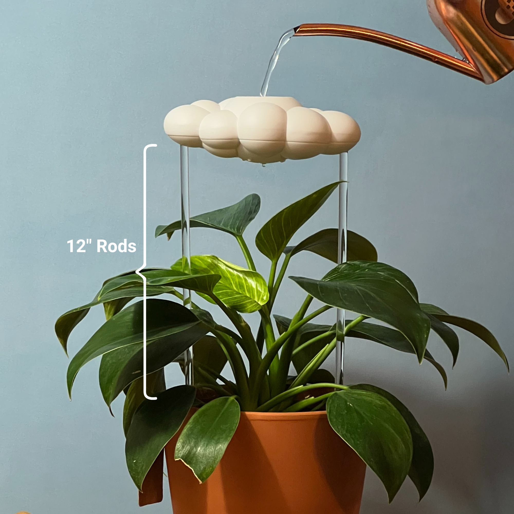Stormy Dripping Rain Cloud with Ladder Charm