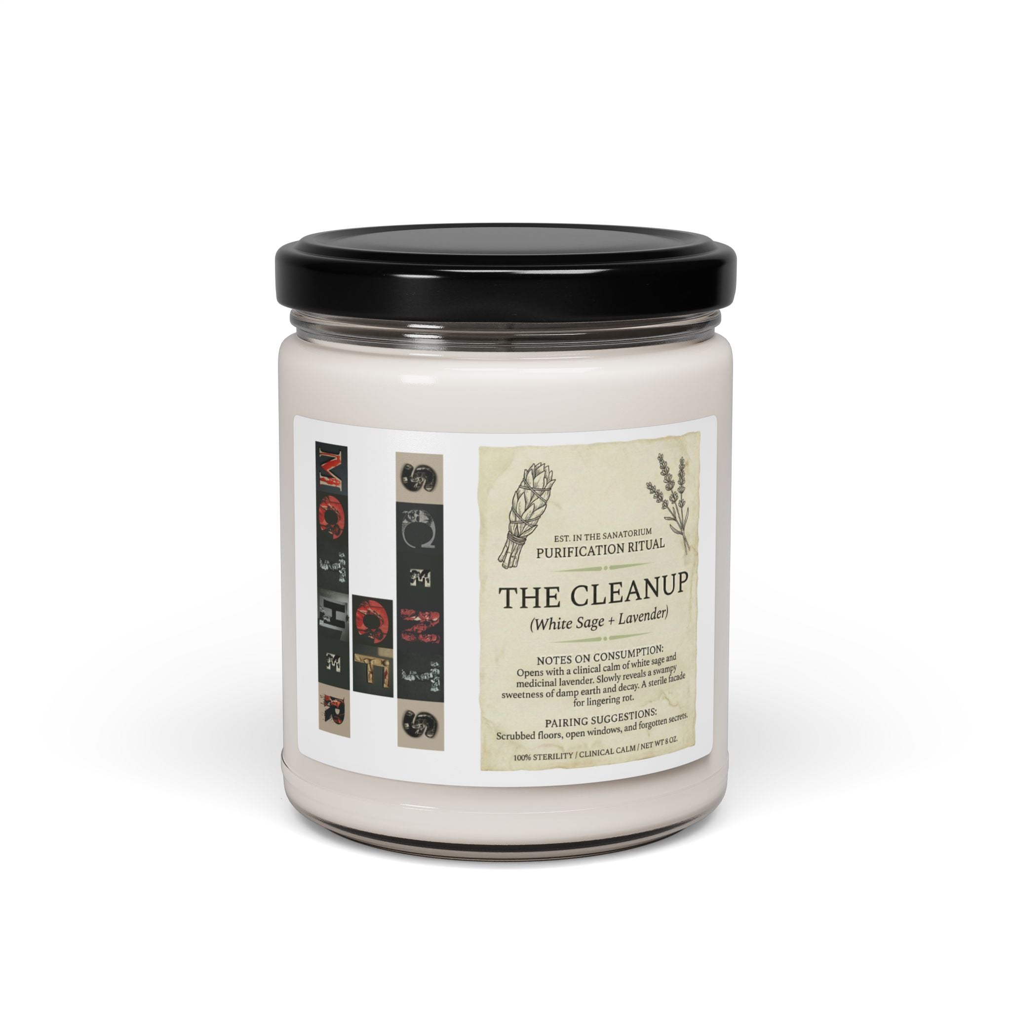 Scents of Mother | 9oz Hand-Poured Soy Candles | Dark Humor, Coquette Gore & Gothic Home Decor | The Trauma Collection