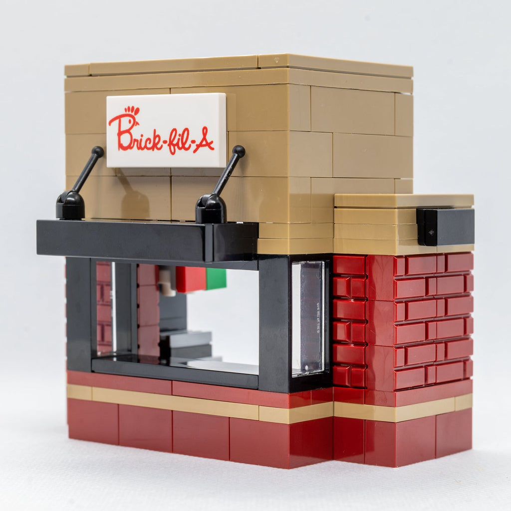 Brick-Fil-A Food Stand with Employee Minifig
