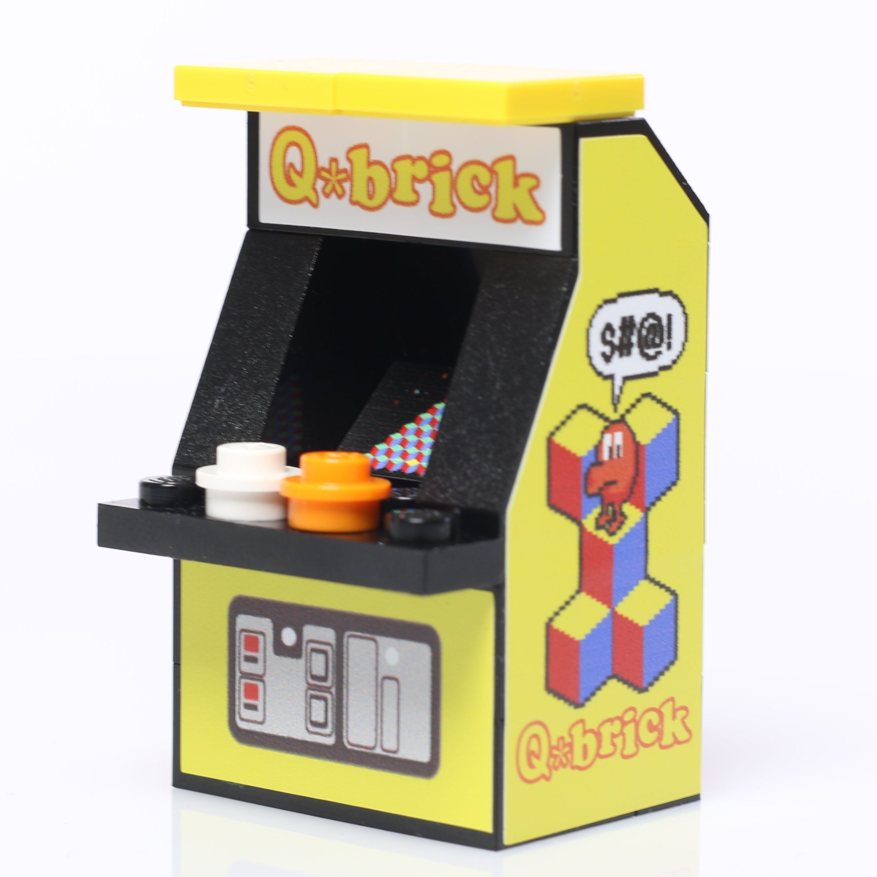 Q*Brick Arcade Machine made from LEGO parts