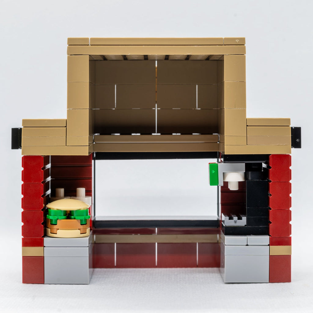 Brick-Fil-A Food Stand with Employee Minifig