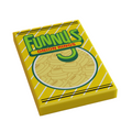 Funny's Onion Rings Minifig Snack (2x3 Tile) made using LEGO parts