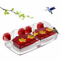 Jealoeur Hummingbird Feeder 16oz 4-Port Red Strong Suction 2 Boxes